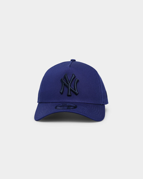 New Era New York Yankees Q221 Dry 9FORTY A-Frame Snapback Dark Blue