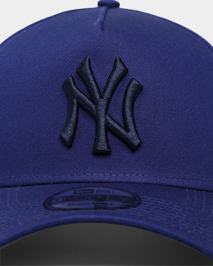 New Era New York Yankees Q221 Dry 9FORTY A-Frame Snapback Dark Blue