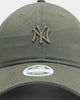 New Era Women's New York Yankee's Olive Tonal 9TWENTY Snapback Olive