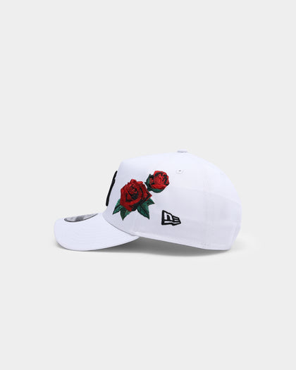 New Era New York Yankees 'Rose Emblem'  9FORTY A-Frame Snapback White/Black