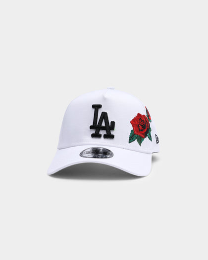 New Era Los Angeles Dodgers 'Rose Emblem' 9FORTY A-Frame Snapback White/Black