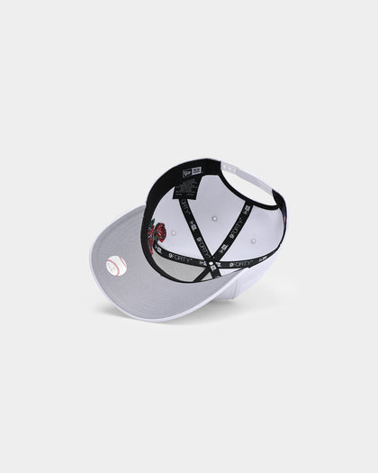 New Era Los Angeles Dodgers 'Rose Emblem' 9FORTY A-Frame Snapback White/Black