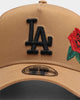 New Era Los Angeles Dodgers 'Rose Emblem' 9FORTY A-Frame Snapback Wheat/Black
