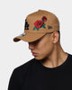 New Era Los Angeles Dodgers 'Rose Emblem' 9FORTY A-Frame Snapback Wheat/Black
