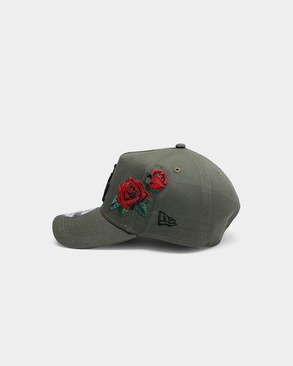 New Era Los Angeles Dodgers Rose Hit 9FORTY A-Frame Snapback Olive/Black