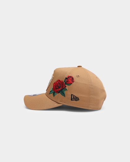 New Era Las Vegas Raiders Rose Hit 9FORTY A-Frame Snapback Wheat/Black