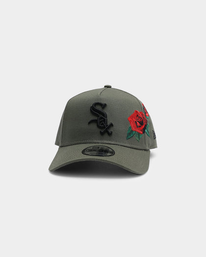 New Era Chicago White Sox Rose Hit 9FORTY A-Frame Snapback Olive/Black