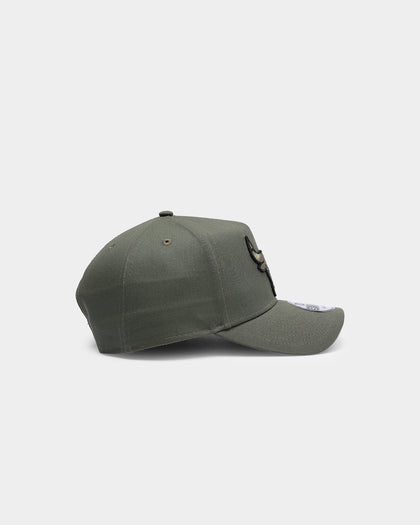 New Era Chicago Bulls Rose Hit 9FORTY A-Frame Snapback Olive/Black