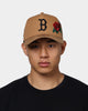 New Era Boston Red Sox 'Rose Emblem'  9FORTY A-Frame Snapback Wheat/Black