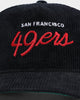 New Era San Francisco 49ers "Black Cord" Old Golfer Snapback Black