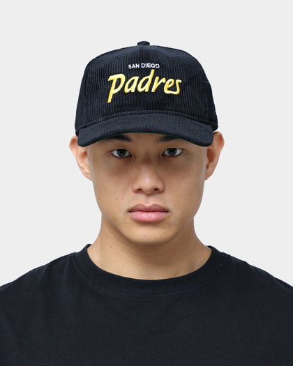 New Era San Diego Padres "Black Cord" Old Golfer Snapback Black