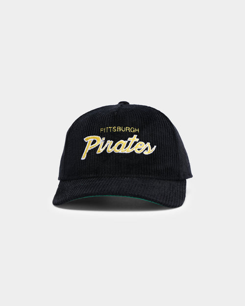 New Era Pittsburgh Pirates "Black Cord" Old Golfer Snapback Black