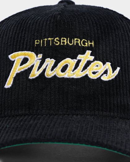 New Era Pittsburgh Pirates "Black Cord" Old Golfer Snapback Black