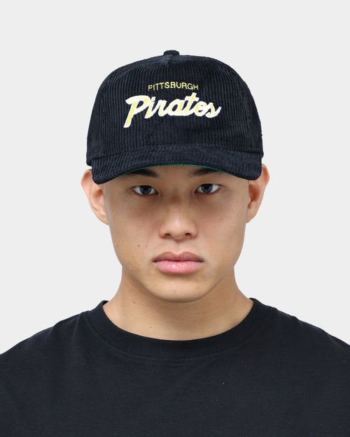 New Era Pittsburgh Pirates "Black Cord" Old Golfer Snapback Black