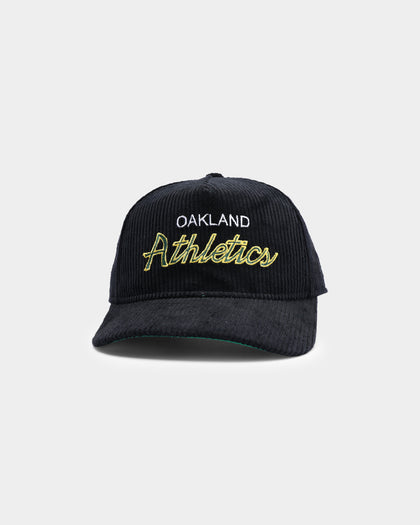 New Era Oakland Athletics "Black Cord" Old Golfer Snapback Black