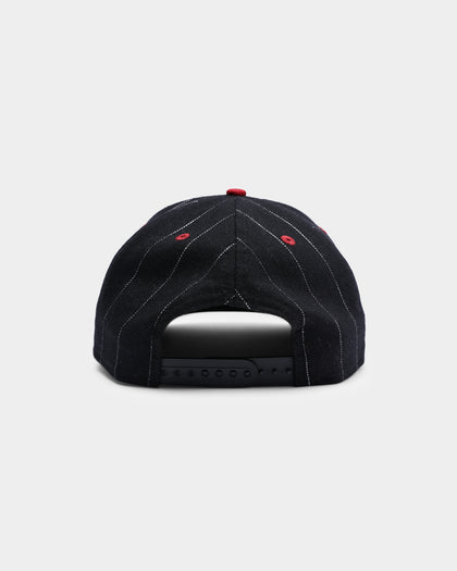 New Era Miami Heat Pinstripe 2 Tone Old Golfer Snapback Pinstripe