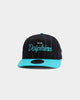 New Era Miami Dolphins Pinstripe 2 Tone Old Golfer Snapback Pinstripe