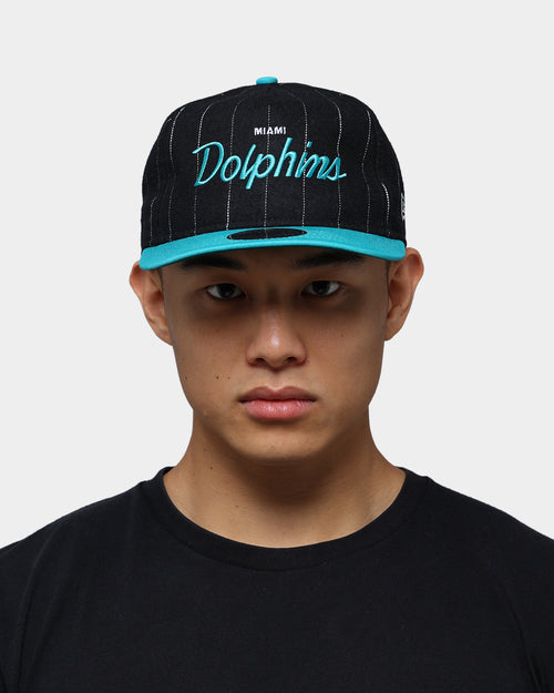 New Era Miami Dolphins Pinstripe 2 Tone Old Golfer Snapback Pinstripe