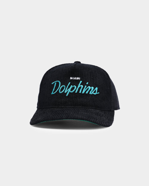 New Era Miami Dolphins "Black Cord" Old Golfer Snapback Black