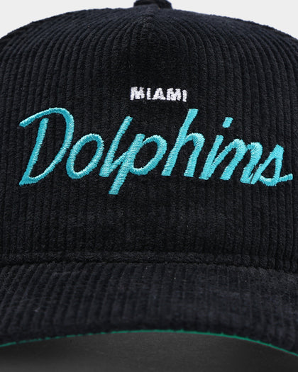 New Era Miami Dolphins "Black Cord" Old Golfer Snapback Black