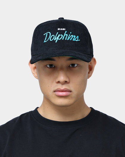 New Era Miami Dolphins "Black Cord" Old Golfer Snapback Black
