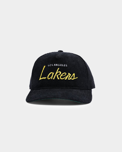 New Era Los Angeles Lakers "Black Cord" Old Golfer Snapback Black