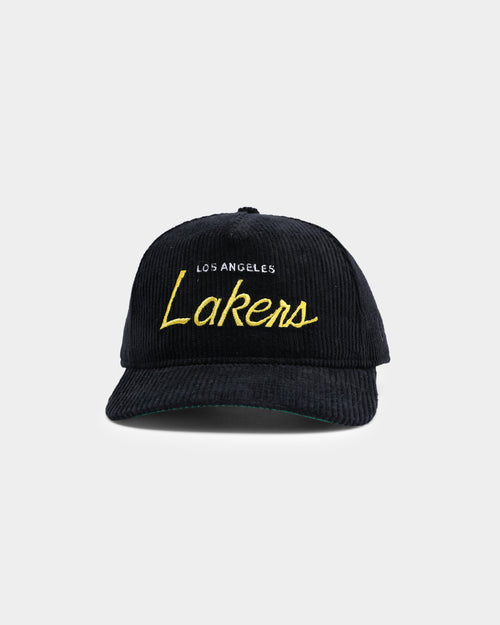 New Era Los Angeles Lakers "Black Cord" Old Golfer Snapback Black
