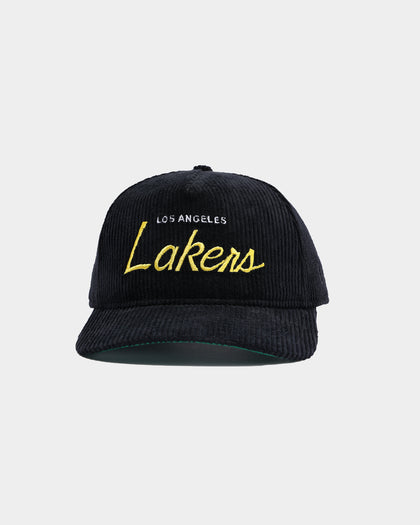 New Era Los Angeles Lakers "Black Cord" Old Golfer Snapback Black