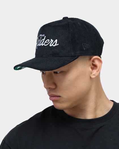 New Era Las Vegas Raiders "Black Cord" Old Golfer Snapback Black
