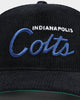 New Era Indianapolis Colts "Black Cord" Old Golfer Snapback Black