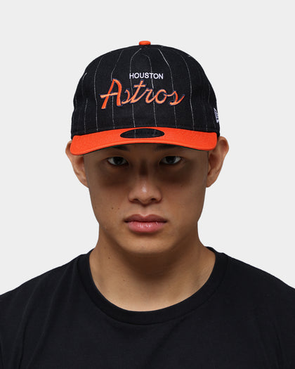 New Era Houston Astros Pinstripe 2 Tone Old Golfer Snapback Pinstripe