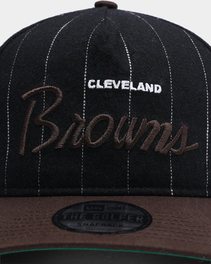New Era Cleveland Browns Pinstripe 2 Tone Old Golfer Snapback Pinstripe