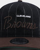 New Era Cleveland Browns Pinstripe 2 Tone Old Golfer Snapback Pinstripe