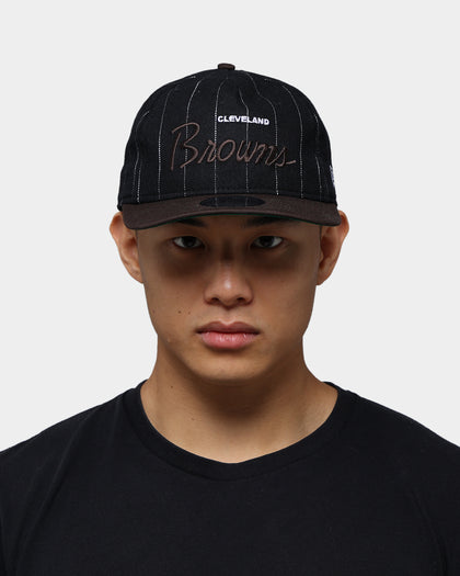 New Era Cleveland Browns Pinstripe 2 Tone Old Golfer Snapback Pinstripe