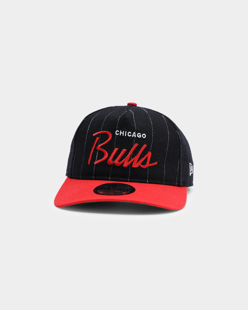 New Era Chicago Bulls Pinstripe 2 Tone Old Golfer Snapback Pinstripe