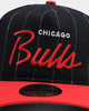 New Era Chicago Bulls Pinstripe 2 Tone Old Golfer Snapback Pinstripe