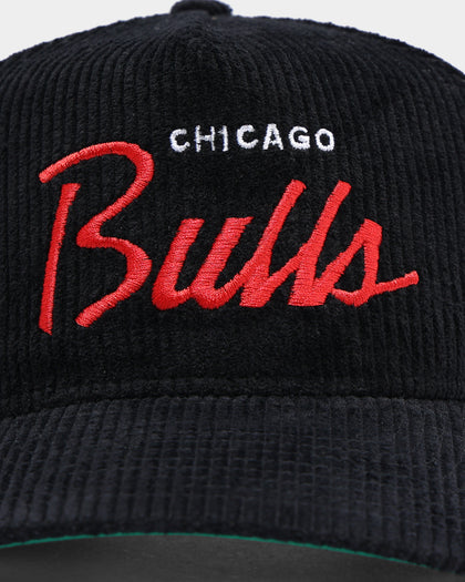 New Era Chicago Bulls "Black Cord" Old Golfer Snapback Black