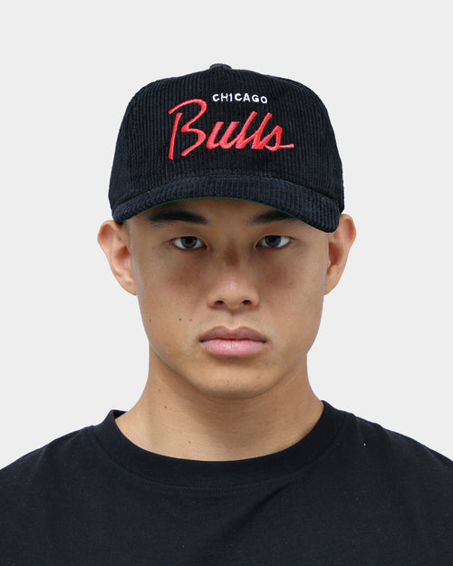 New Era Chicago Bulls "Black Cord" Old Golfer Snapback Black