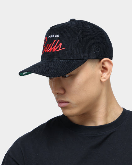 New Era Chicago Bulls "Black Cord" Old Golfer Snapback Black