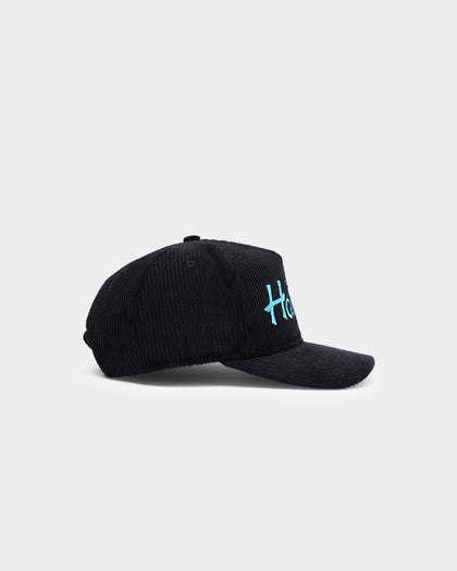 New Era Charlotte Hornets "Black Cord" Old Golfer Snapback Black