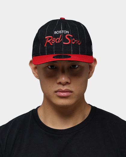 New Era Boston Red Sox Pinstripe 2 Tone Old Golfer Snapback Pinstripe