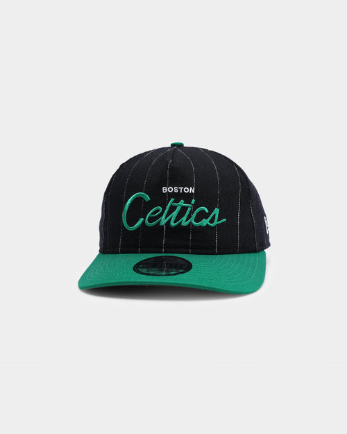New Era Boston Celtics Pinstripe 2 Tone Old Golfer Snapback Pinstripe