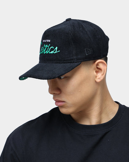 New Era Boston Celtics "Black Cord" Old Golfer Snapback Black