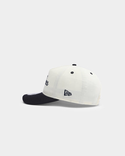 New Era New York Yankees Off White Script Old Golfer Snapback Off White