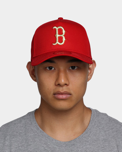 New Era Boston Red Sox "Chinese New Year" 9FORTY A-Frame Snapback Red/Metallic Gold