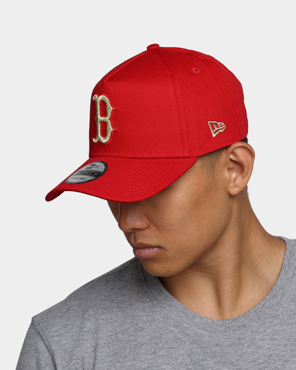 New Era Boston Red Sox "Chinese New Year" 9FORTY A-Frame Snapback Red/Metallic Gold