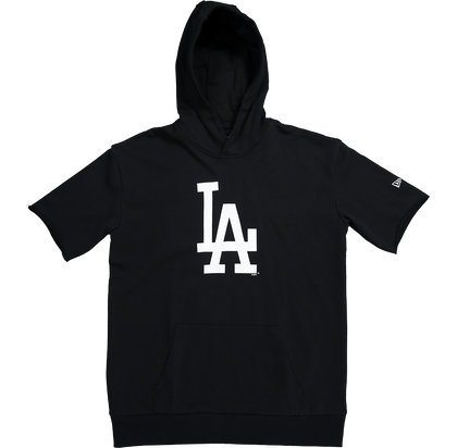 New Era Los Angeles Dodgers Oversized Short Sleeve Hoodie Black