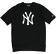 New Era New York Yankees Oversized Short Sleeve Crew Black/White