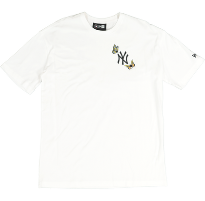 New Era New York Yankees Butterfly Oversized T-Shirt White