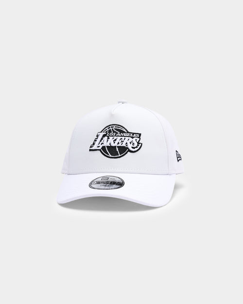 New Era Kid's Los Angeles Lakers White UV Activation 9FORTY A-Frame Stretch Fit UV Active White